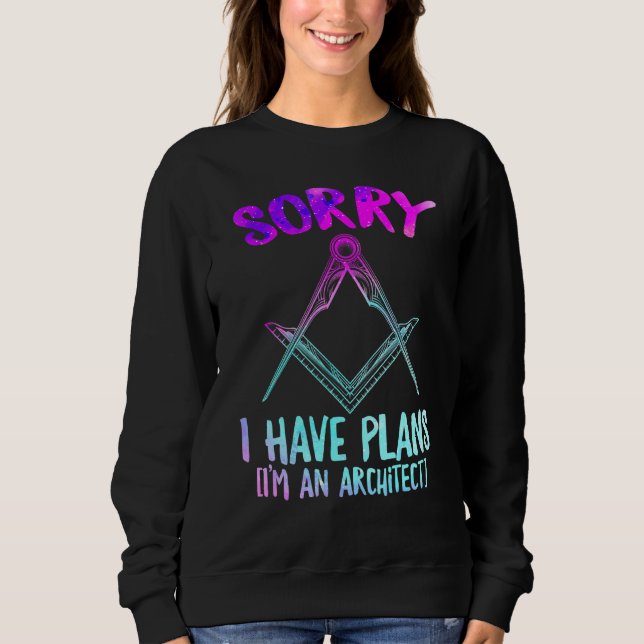 Camiseta Desculpe, tenho planos de ser um Arquiteto de Form (Frente)