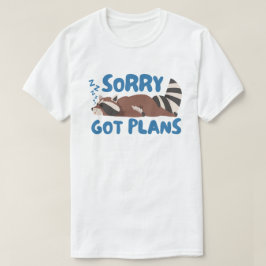 Camiseta Desculpe, Tenho Planos Engraçados