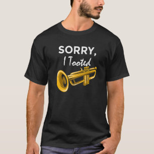 Camiseta Desculpe, Toquei No Premi Do Músico De Trompeter D