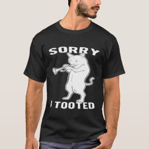 Camiseta Desculpe, Toquei Um Tumpete Engraçado Banda Música