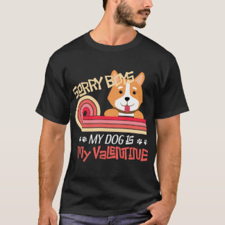 Camiseta Desculpem Rapazes Meu Cachorro É Meu Namorado Dive