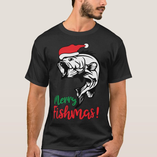 Camiseta Desculpem rapazes... Tamanho é importante - Pesca  (Frente)