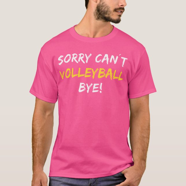Camiseta Desculpem, Tio De Voleibol (Frente)
