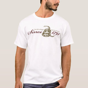 Camiseta Desde 1791 - a Declaração de Direitos