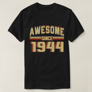 Camiseta Desde 1944 vintage impressionante 75 anos de