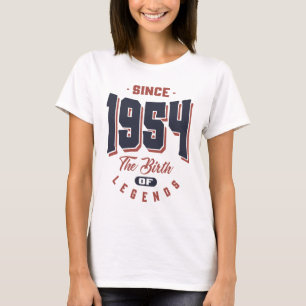 Camiseta Desde 1954 Que O Nascimento Das Legendas É Present