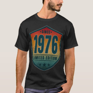 Camiseta Desde 1976 Edição Limitada Vintage Retro Pôr do So