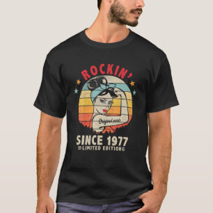 Camiseta Desde 1977, Aniversário de 44, Retro 44 Anos