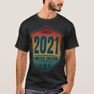 Camiseta Desde 2021 Edição Limitada Vintage Retro Sunset