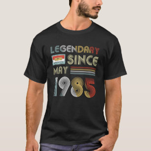 Camiseta Desde maio de 1985 34o aniversário legendário