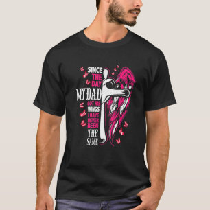 Camiseta Desde O Dia Em Que Meu Pai Teve As Asas Nunca Foi