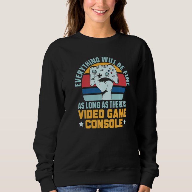 Camiseta Desde Que Haja Gamin De Gamer De Console De Vídeo (Frente)