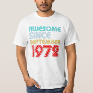 Camiseta Desde setembro de 1972