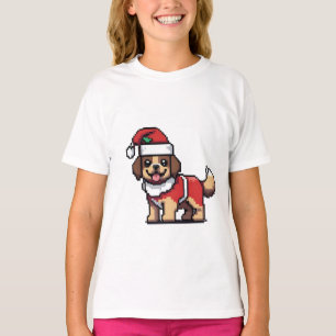 Camiseta Desejamos-lhe um feliz natal com papais noeis de c