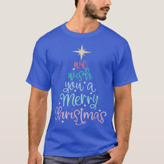 Camiseta Desejamos-Lhe Um Feliz Natal Trendy Trendy Cute T 