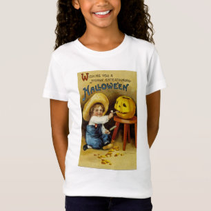 Camiseta Desejando-lhe um Dia das Bruxas muito divertido