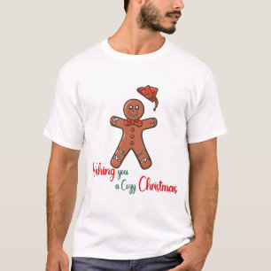 Camiseta Desejando-lhe um doce doce doce de Natal