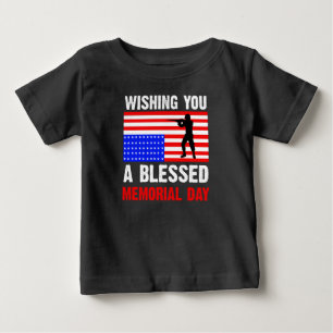 Camiseta Desejando-Lhe Uma Abençoada Memória Dia-62237