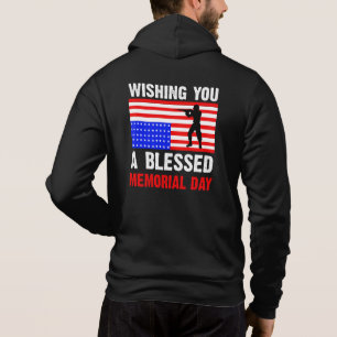 Camiseta Desejando um Memorial Day Abençoado-62237