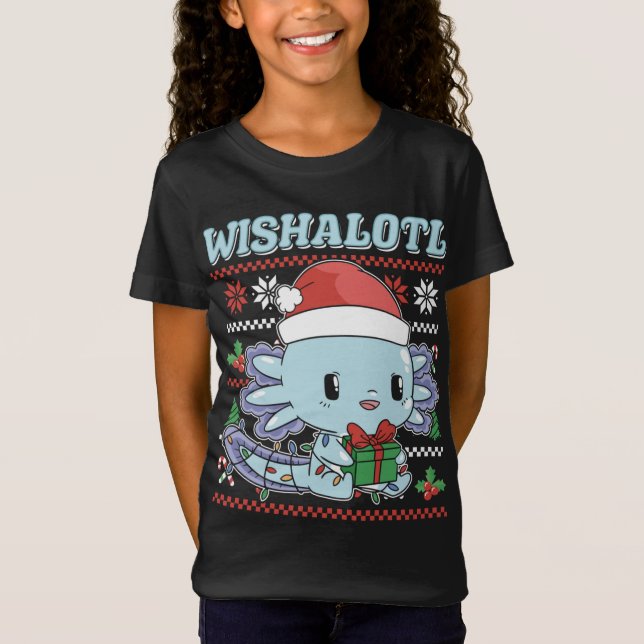 Camiseta Deseje Um Eixo De Natal Lotl (Frente)