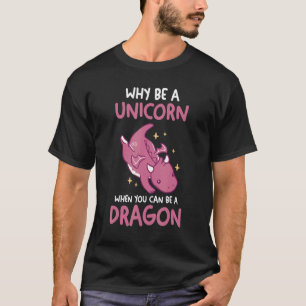 Camiseta Desejo à amizade Dragão Unicórnio Criatura Mítica