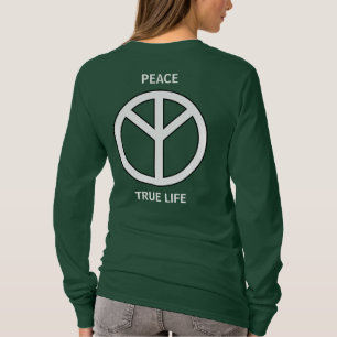 Camiseta Desejo de Bianca para a Paz, VERDADEIRA LIFE T-Shi