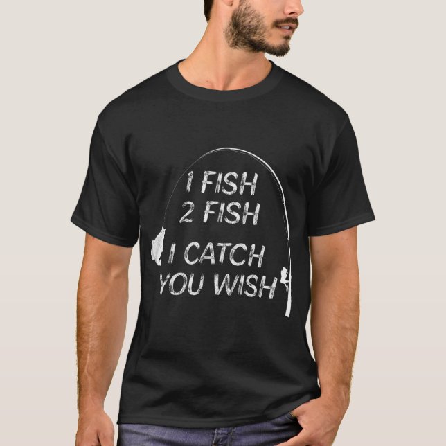 Camiseta Desejo de Captura de Robalo Engraçado de Boca Gran (Frente)
