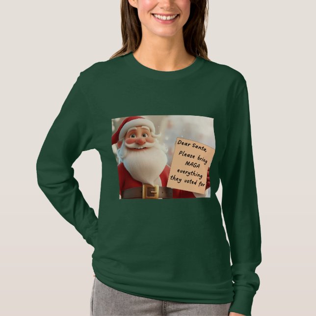 Camiseta Desejo de Natal para MAGA (Frente)