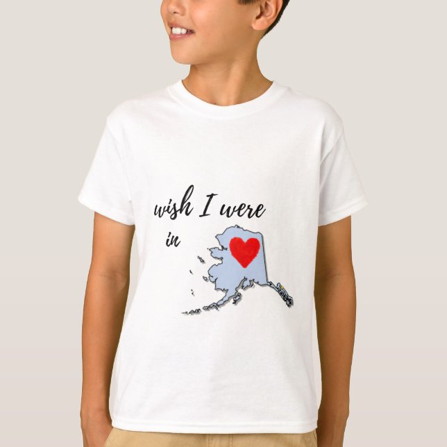 Camiseta Desejo Estar no Alasca (Frente)