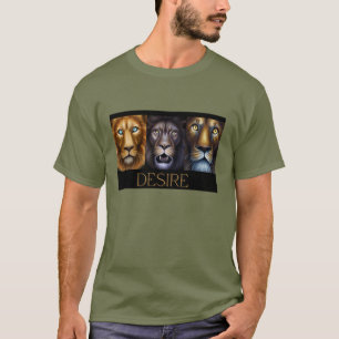 CAMISETA DESEJO, LEÕES