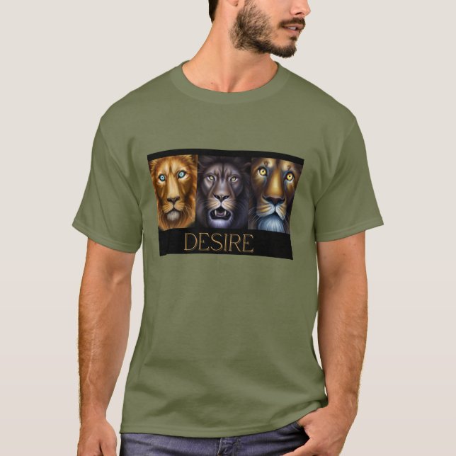 CAMISETA DESEJO, LEÕES (Frente)