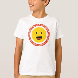 Camiseta Desejo-lhe um dia alegre e feliz