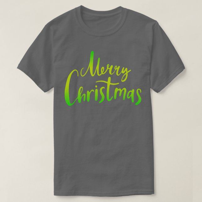 Camiseta Desejo-lhe um Feliz Natal (Frente do Design)
