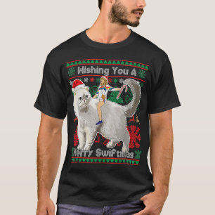 Camiseta Desejo-Lhe Uma Feliz Swiftmas Feia De Natal