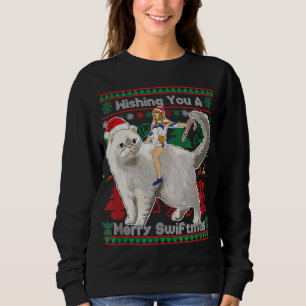 Camiseta Desejo-Lhe Uma Feliz Swiftmas Feia De Natal