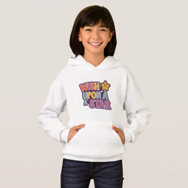 Camiseta Desejo por um Star Kids Hoodie (Frente Completa)