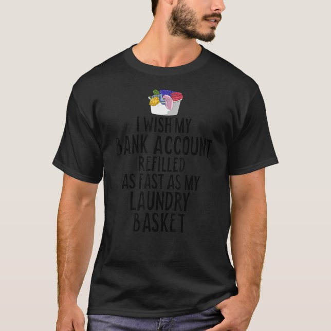 Camiseta Desejo Que Minha Conta Bancária Se Refresse Tanto  (Frente)