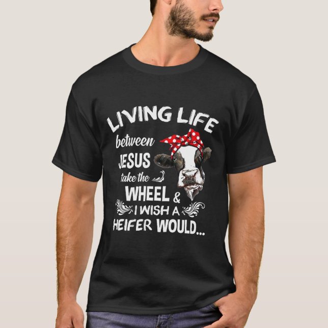 Camiseta Desejo que uma novilha dê à luz (Frente)