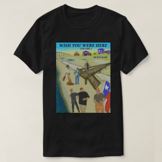 Camiseta Desejo que você estivesse 3 aqui escuro