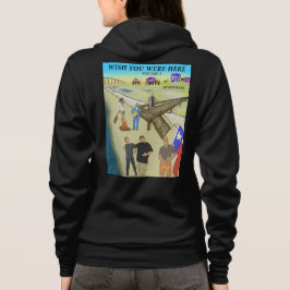 Camiseta Desejo Que Você Estivesse Aqui 3 Com Zíper
