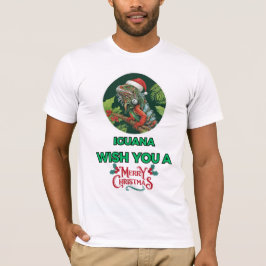 CAMISETA DESEJO UM NATAL IGUANA MERRY