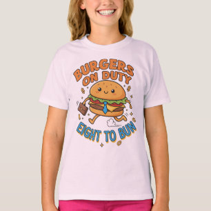 Camiseta Desejos Corporativos – Hambúrguer no Relógio