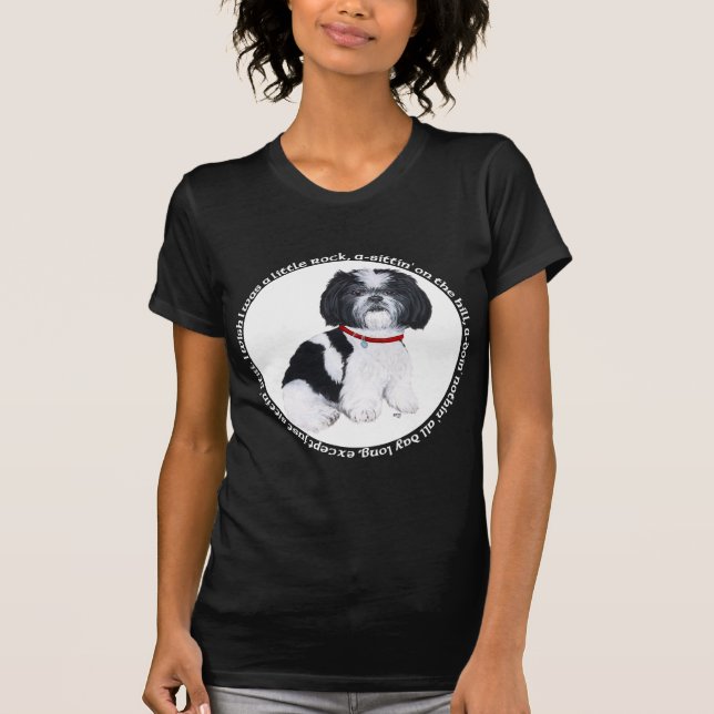 Camiseta Desejos de Shih Tzu (Frente)