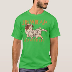 Camiseta Desembrulhe Por Um Bom Tempo Zombie 4224 De Hallow