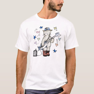 Camiseta Desempenho de Gato Estrela de Rock