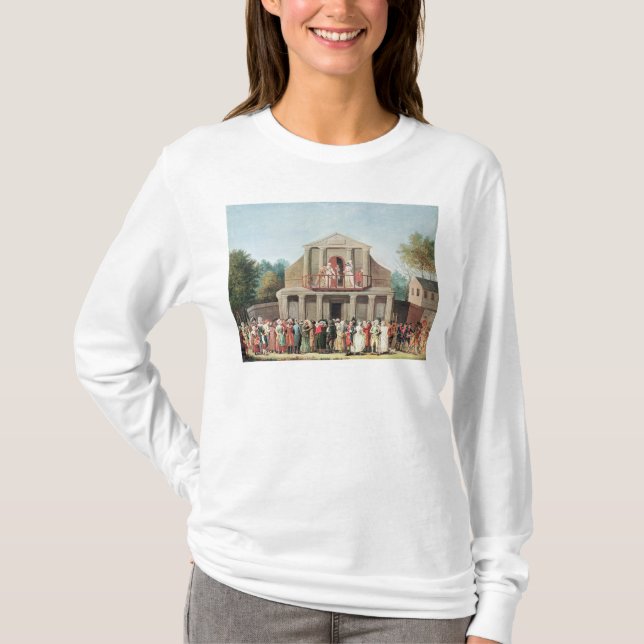 Camiseta Desempenho teatral em Saint Laurent (Frente)