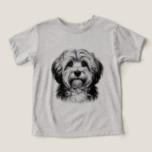 Camiseta Desenhando Cão Havanês