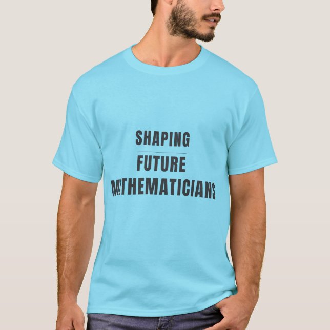 Camiseta Desenhando Matemáticos do Futuro Design de Profess (Frente)