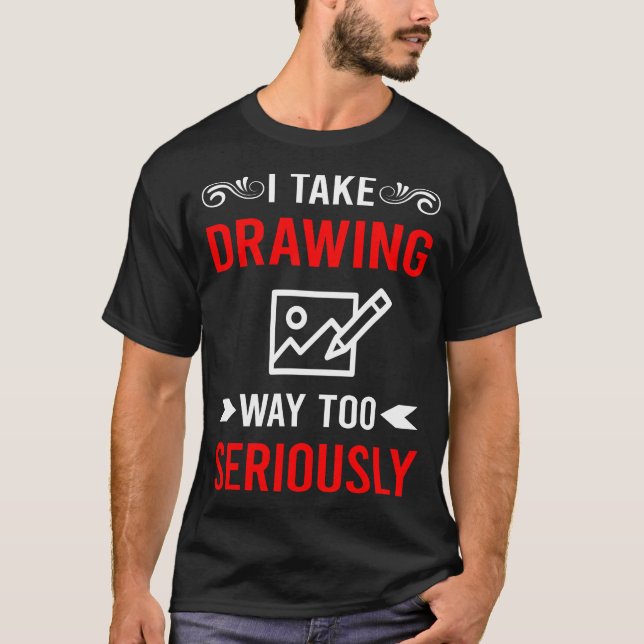 Camiseta Desenhando Seriamente (Frente)