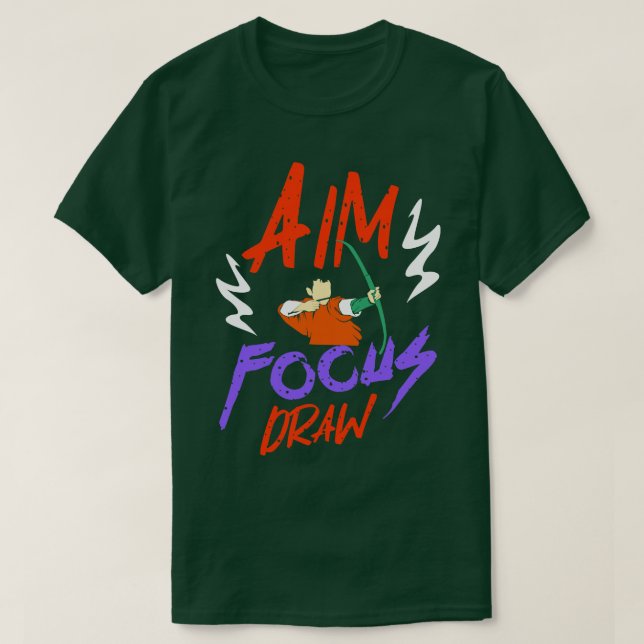 Camiseta Desenhar de Focagem de Arranjo (Frente do Design)